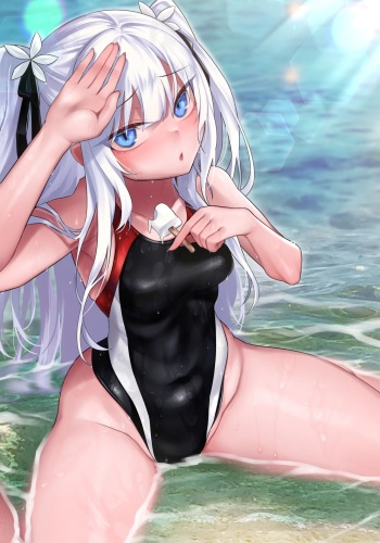 Swimming race swimsuit Mio-chan cover