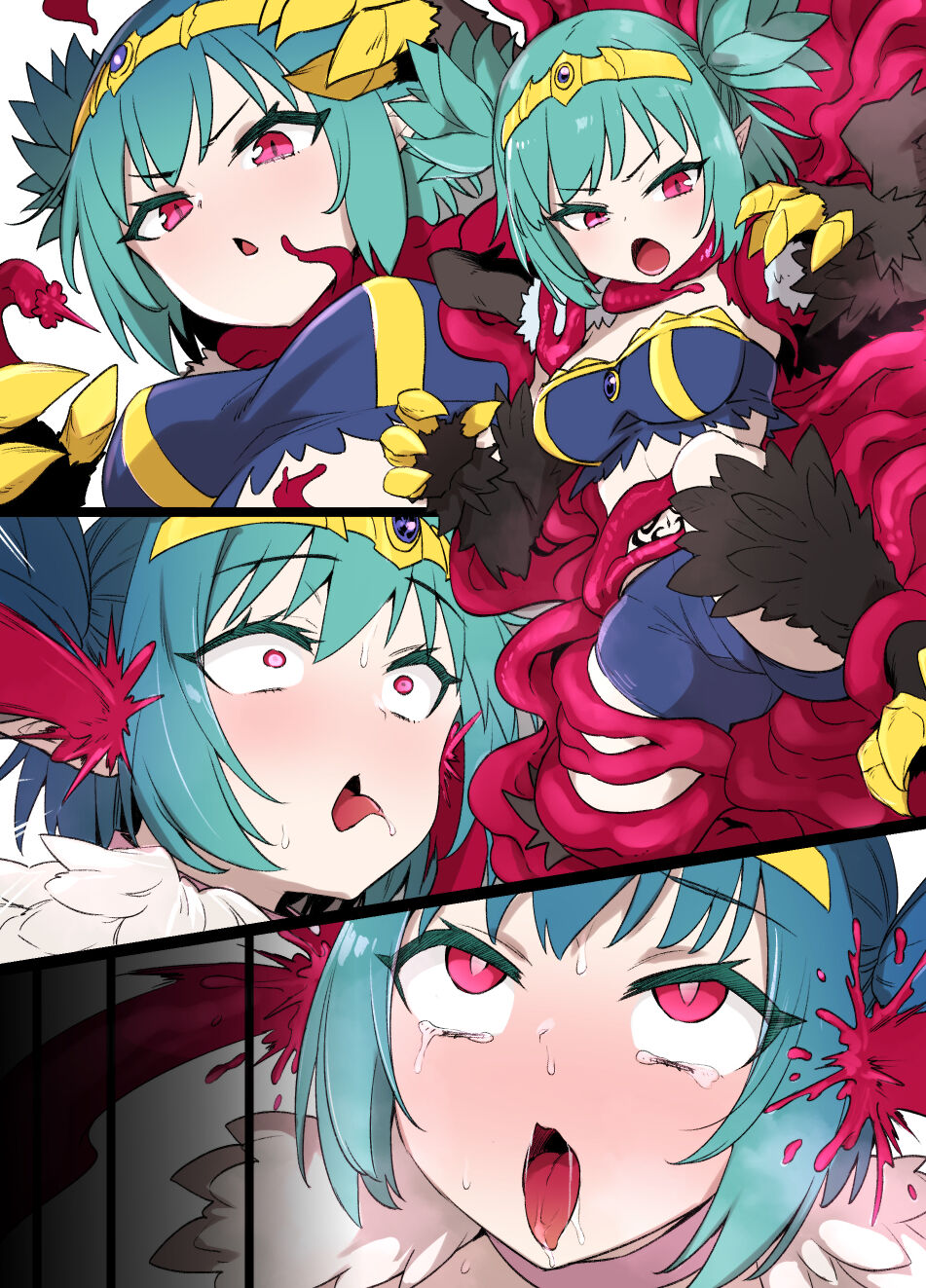 Harpy Tentacle Rape MC Manga page 3 full