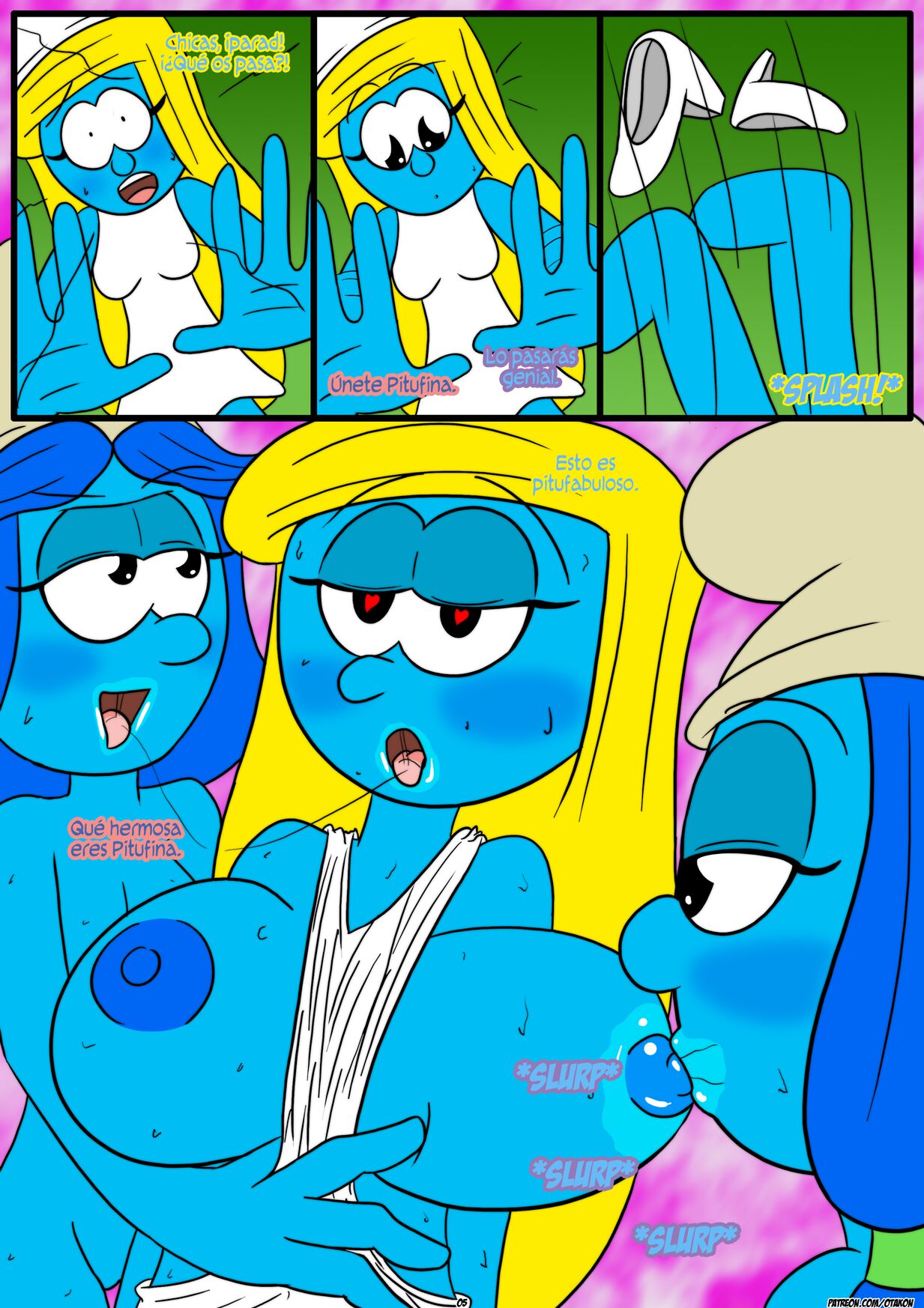 Los Pitufos y La Poción del Amor page 7 full