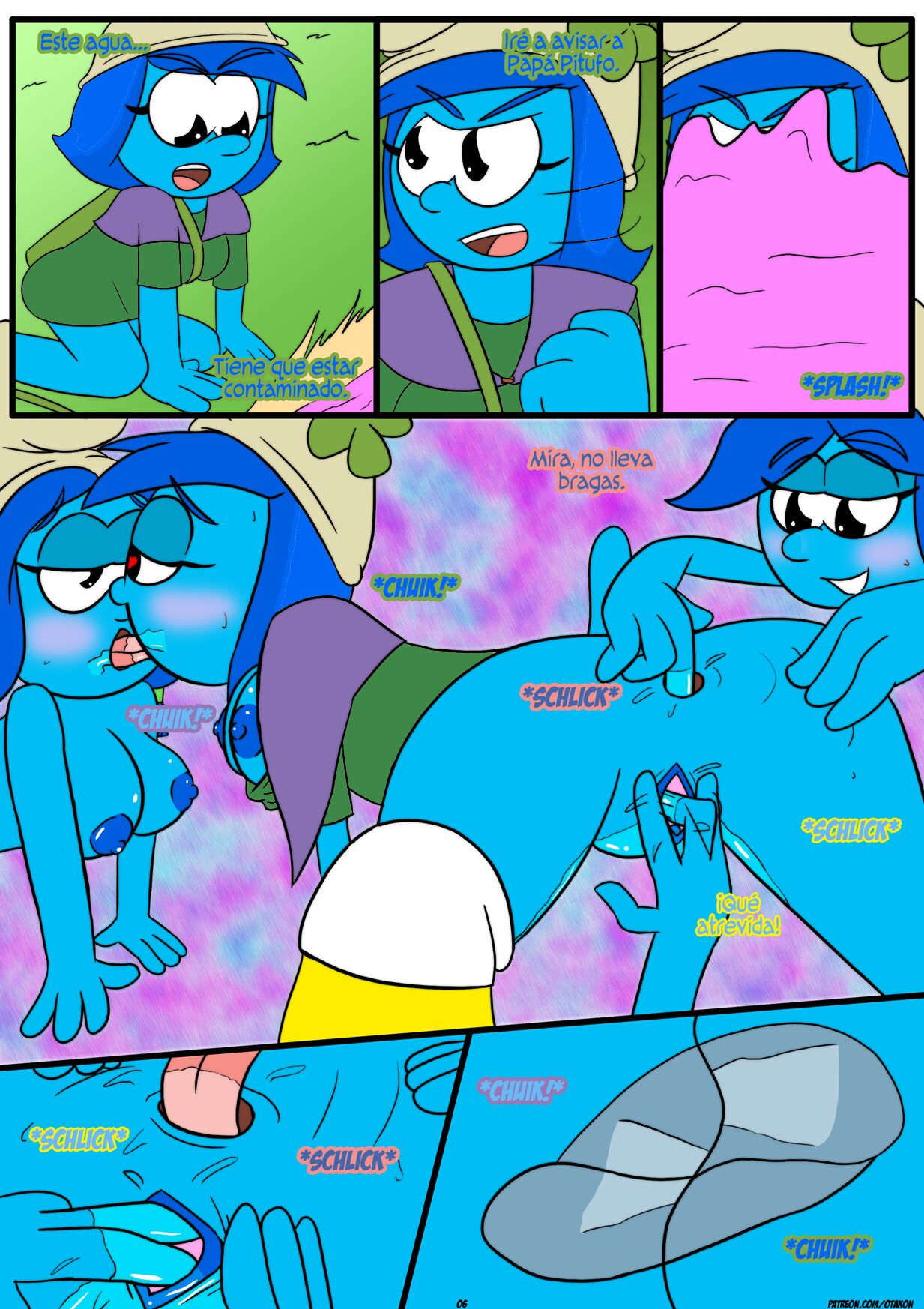 Los Pitufos y La Poción del Amor page 8 full
