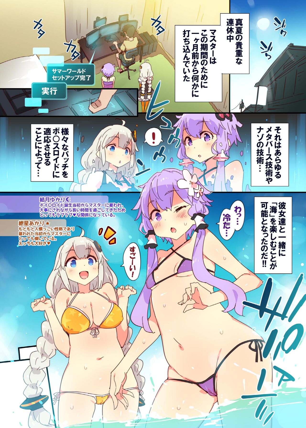 yukari akari to sugosu digital echiechi natsukuukan page 2 full