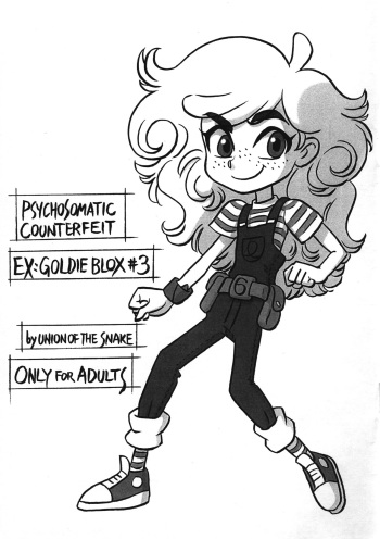 Psychomatic Counterfeit EX: GoldieBlox#3 cover