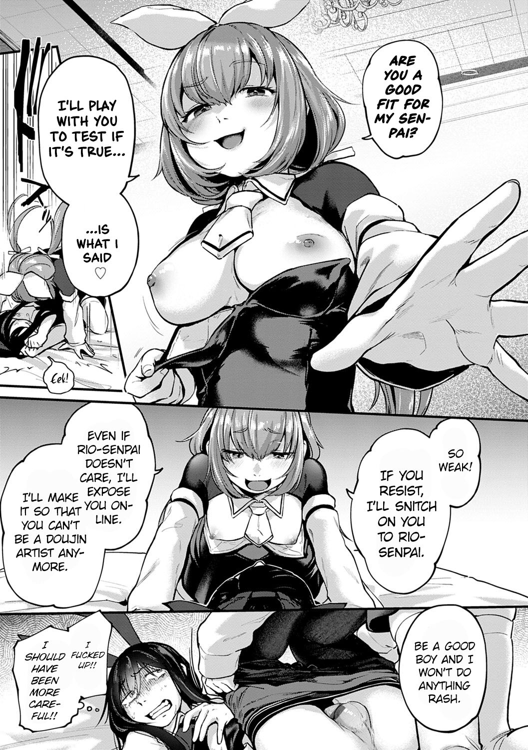 Doujin Sakka wa After 3P no Yume o Miru ka | Do Doujin Artists Dream of Threesome Sex After Work? page 9 full