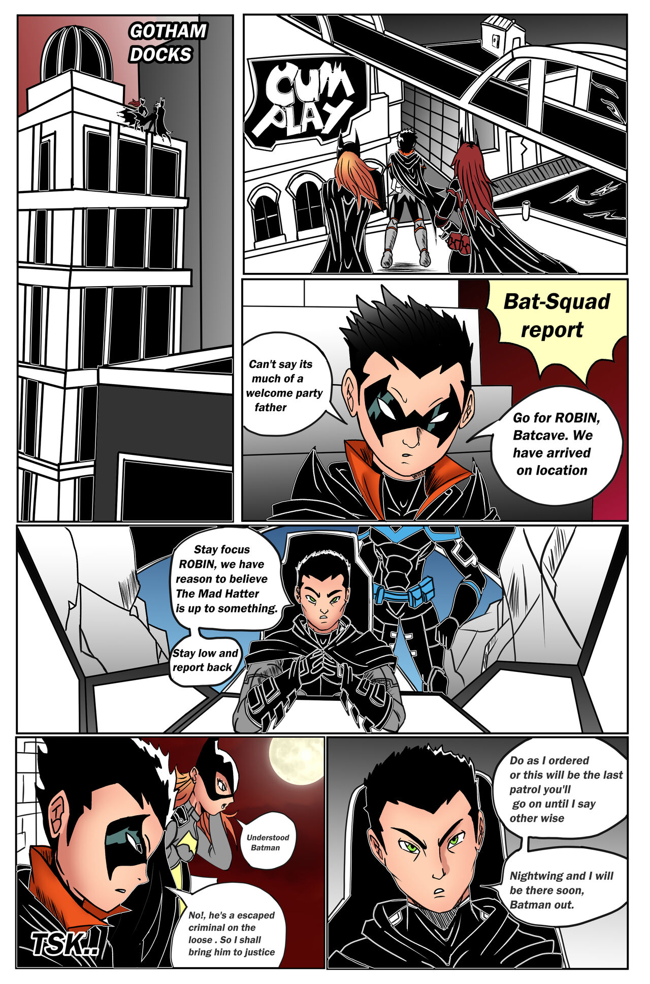 Batgirl Hentai 2: Mad For Bats page 2 full