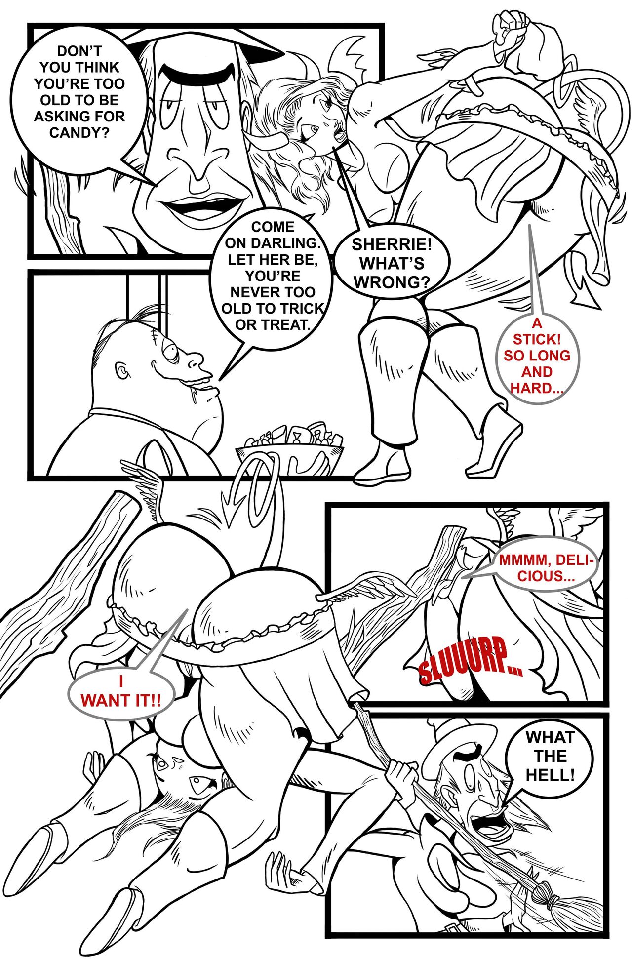 Maxi and Sherrie Camille Halloween Special page 7 full