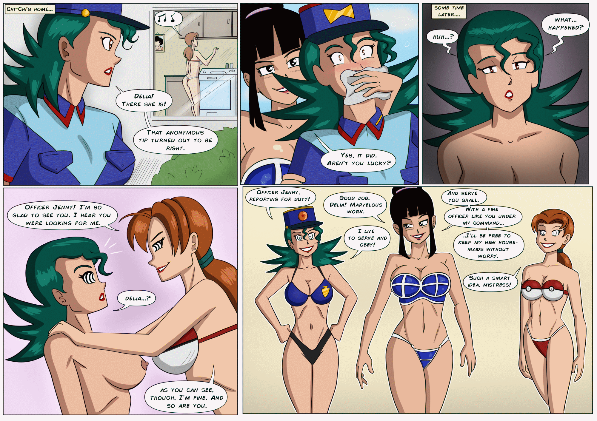 Delia and Chi-Chi Hypno Battle page 3 full