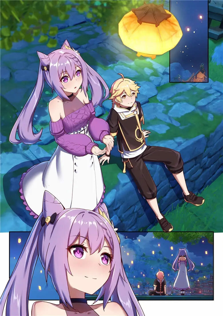 Keqing's Date With The Traveler | La cita de Keching con el viajero page 10 full