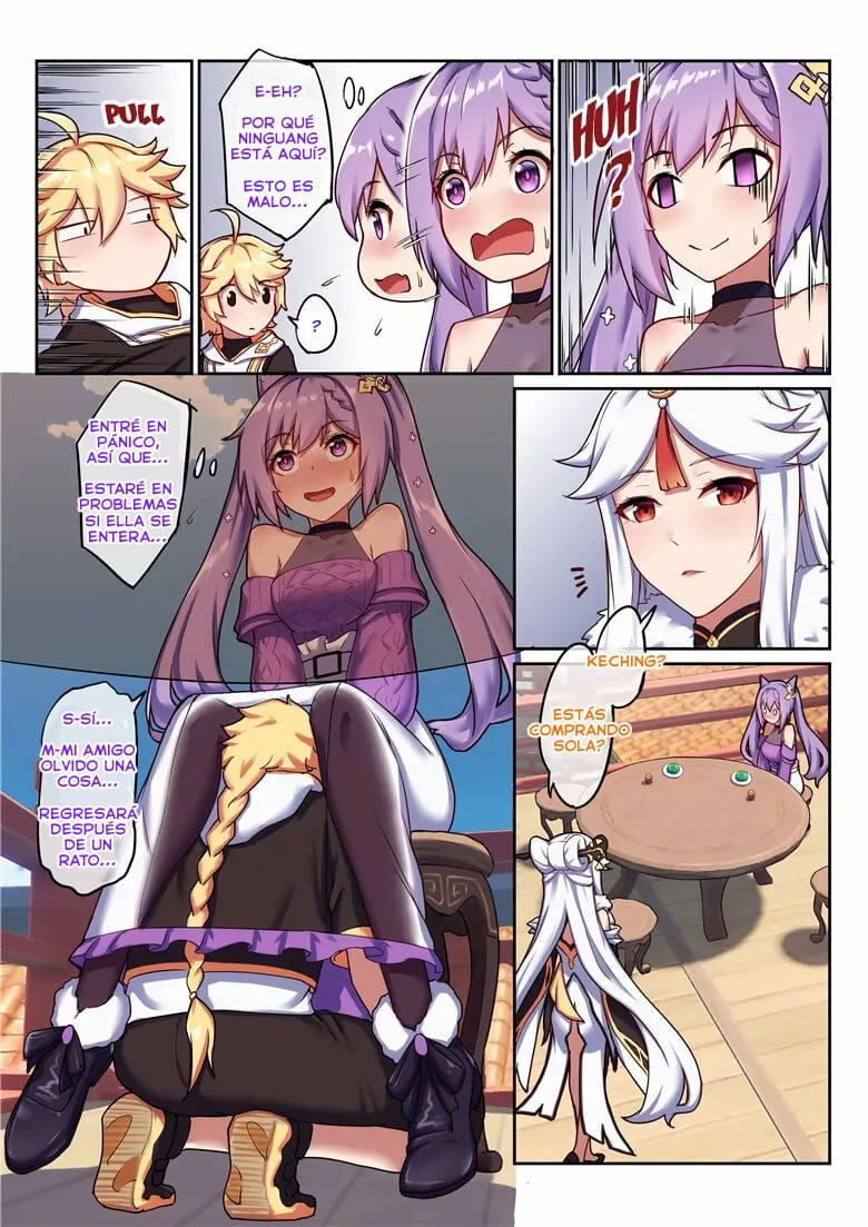 Keqing's Date With The Traveler | La cita de Keching con el viajero page 5 full