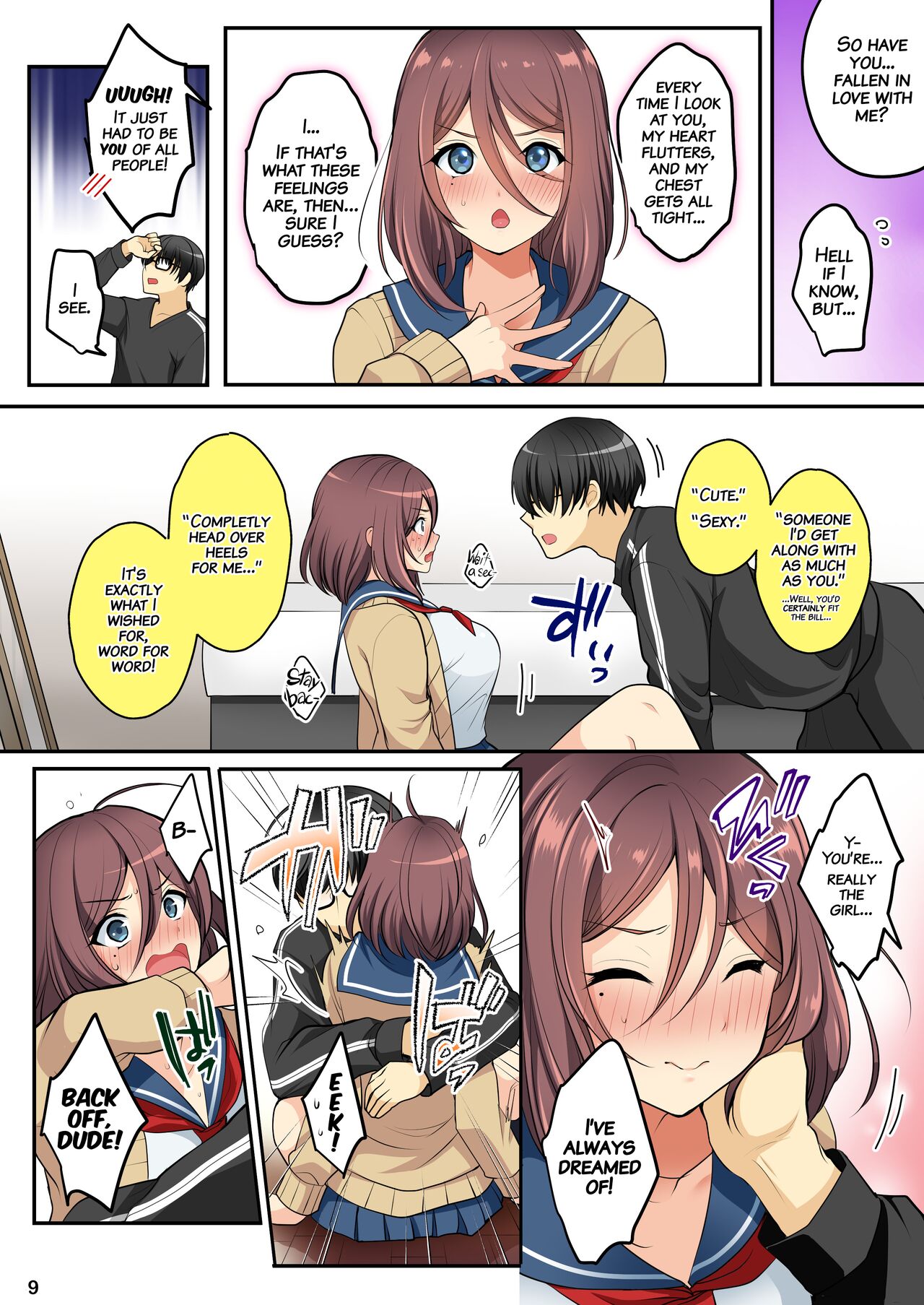 Ore o Onna ni Shita Yuujin ni Nyotaika shita Karada o Sukikatte sareru | The Time My Friend Turned Me Into His Girl Lover and Plaything page 9 full