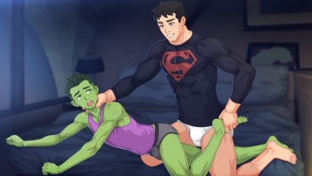 Young Justice - Superboy X Beast Boy #1 cover