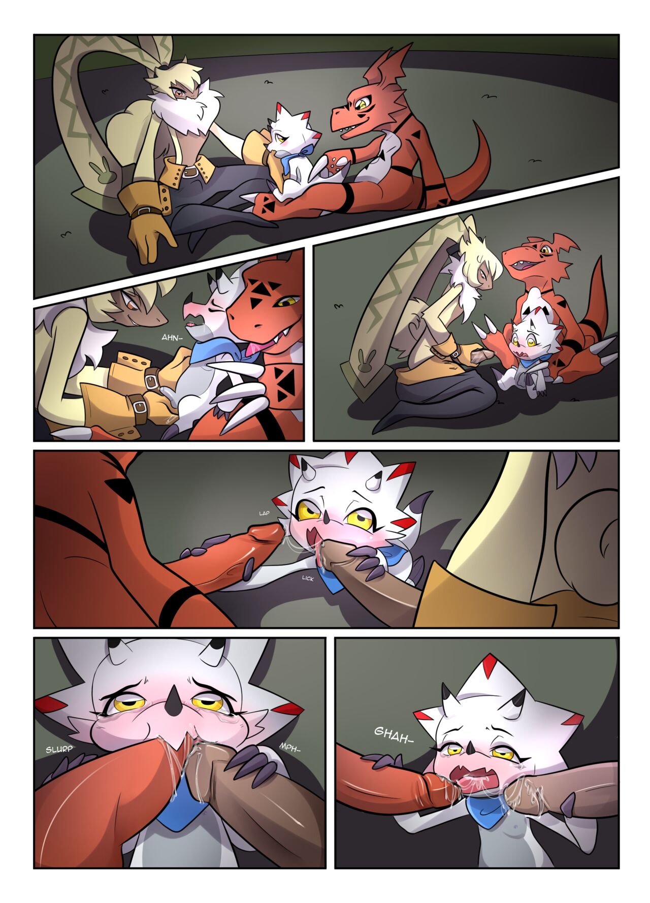 Digimon ghost game comic page 1 full