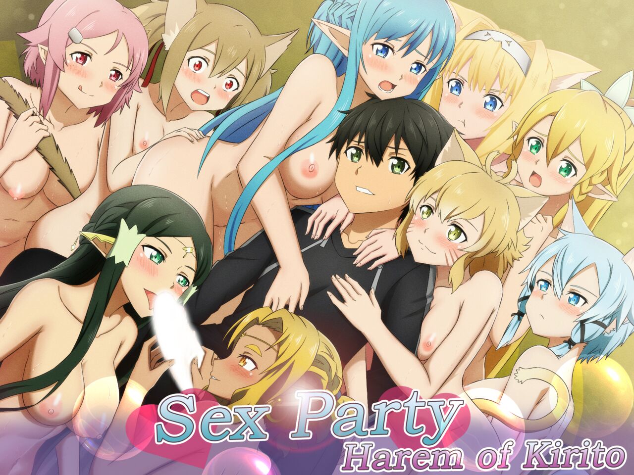 Sex Party - Harem of Kirito page 1 full