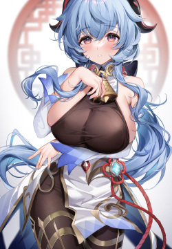 Genshin Ganyu Saimin suru CG-shuu