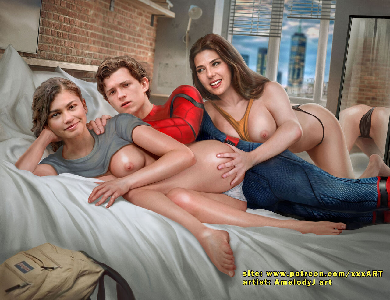 Aunt may Marisa Tomei page 8 full