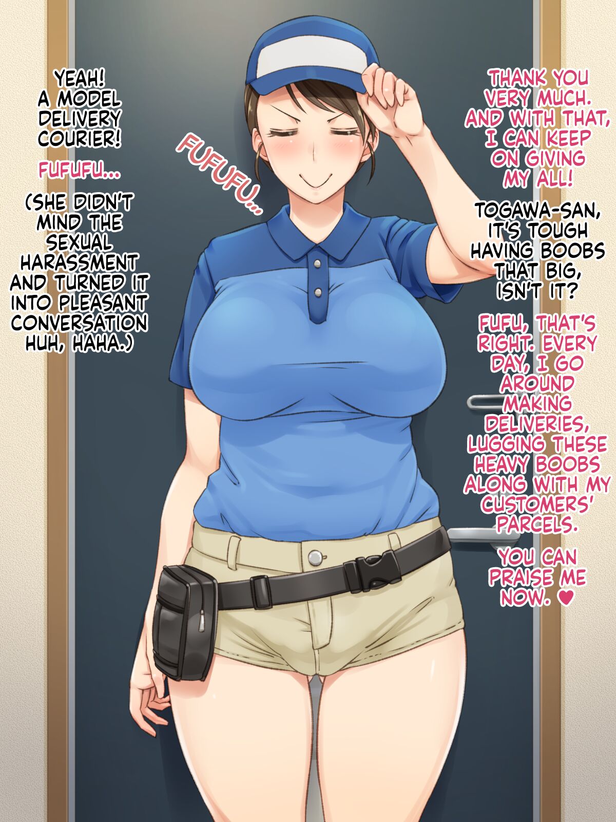 Sugoi Chikubi no Haitatsuin-san | The Delivery Courier With Amazing Nipples page 6 full