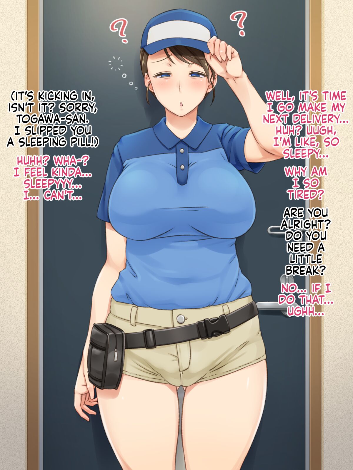 Sugoi Chikubi no Haitatsuin-san | The Delivery Courier With Amazing Nipples page 7 full