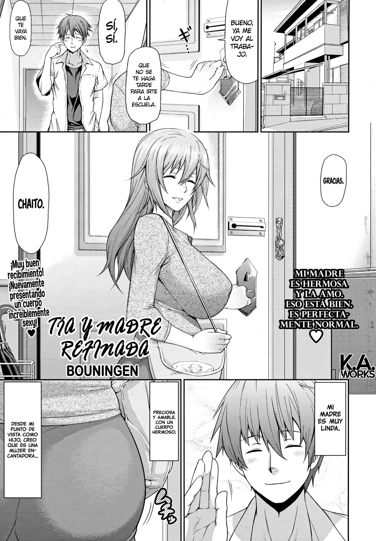 Oba to Shukubo | Tía y madre refinada page 1 full