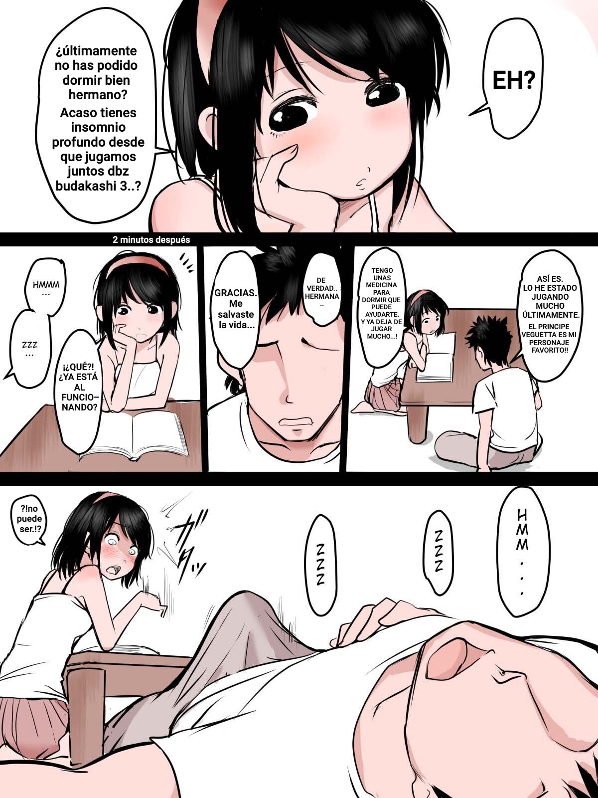 Neteru Ani no Chinko de Onaru Imouto | Little Sister Masturbating With Onii-Chan's Dick page 1 full