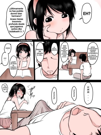 Neteru Ani no Chinko de Onaru Imouto | Little Sister Masturbating With Onii-Chan's Dick cover