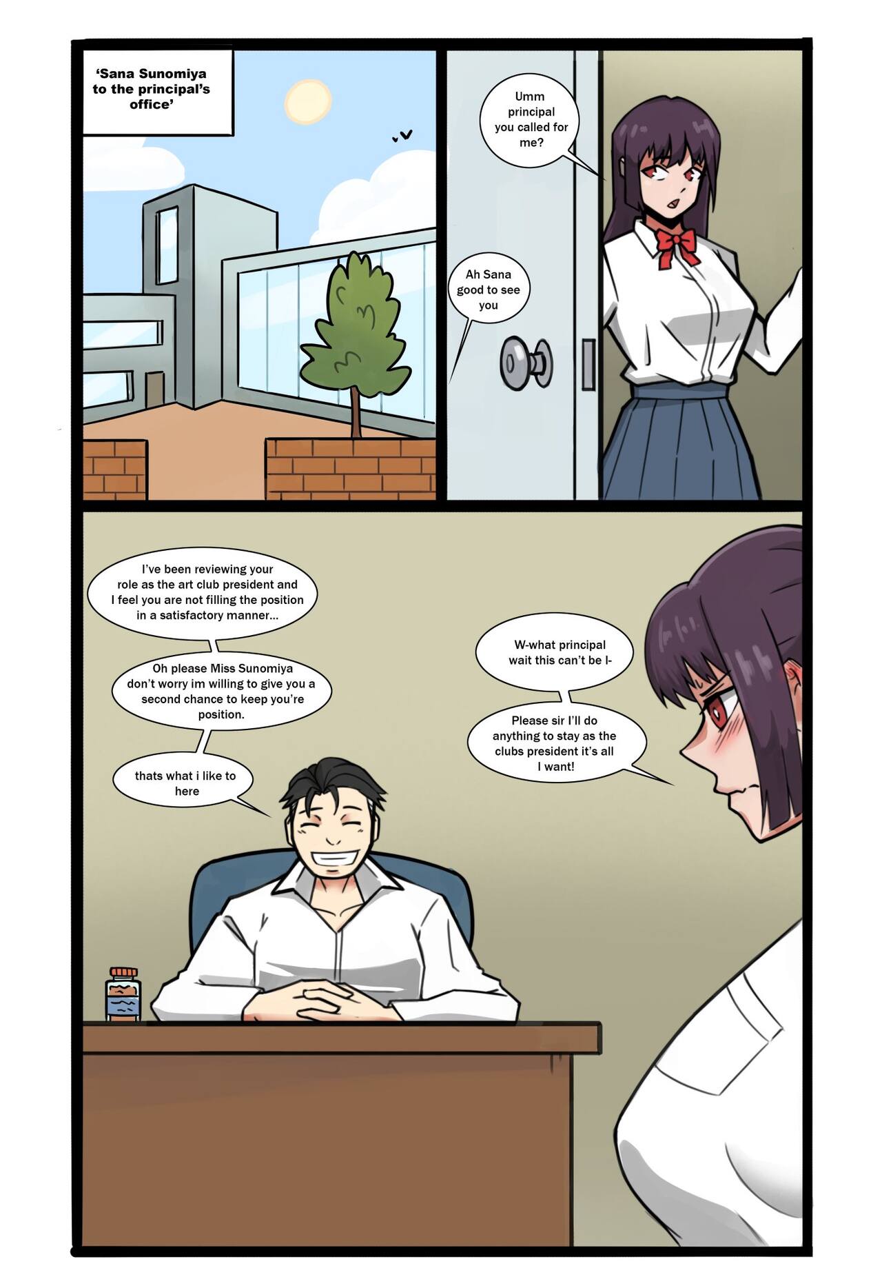 Nagatoro gets blackmailed page 8 full