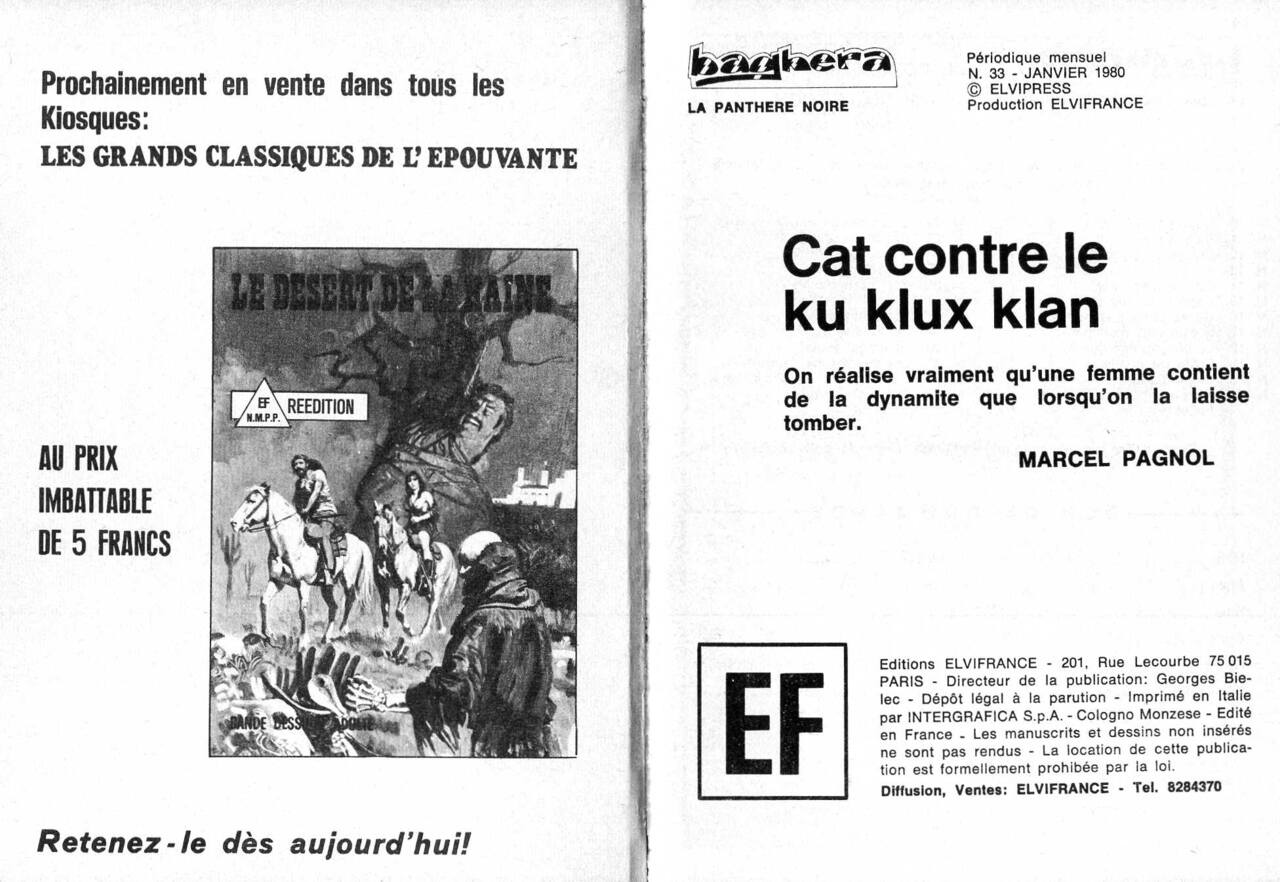 PFA - Elvifrance - Baghera #33 Cat contre le Ku Klux Klan page 2 full