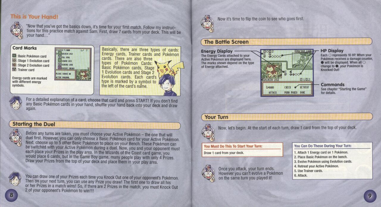 Pokemon Trading Card Game  Gameboy Manual + Strategy Guide page 5 full