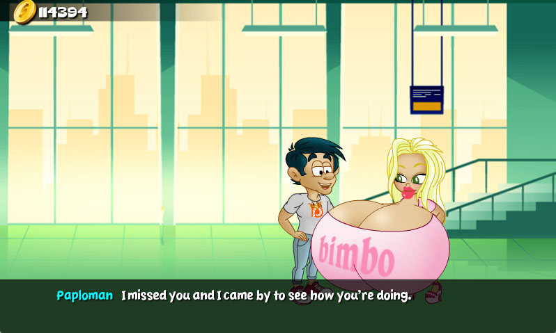 Hungry Girls Game: Brigid's Bubbly Bimbofication #3 page 9 full