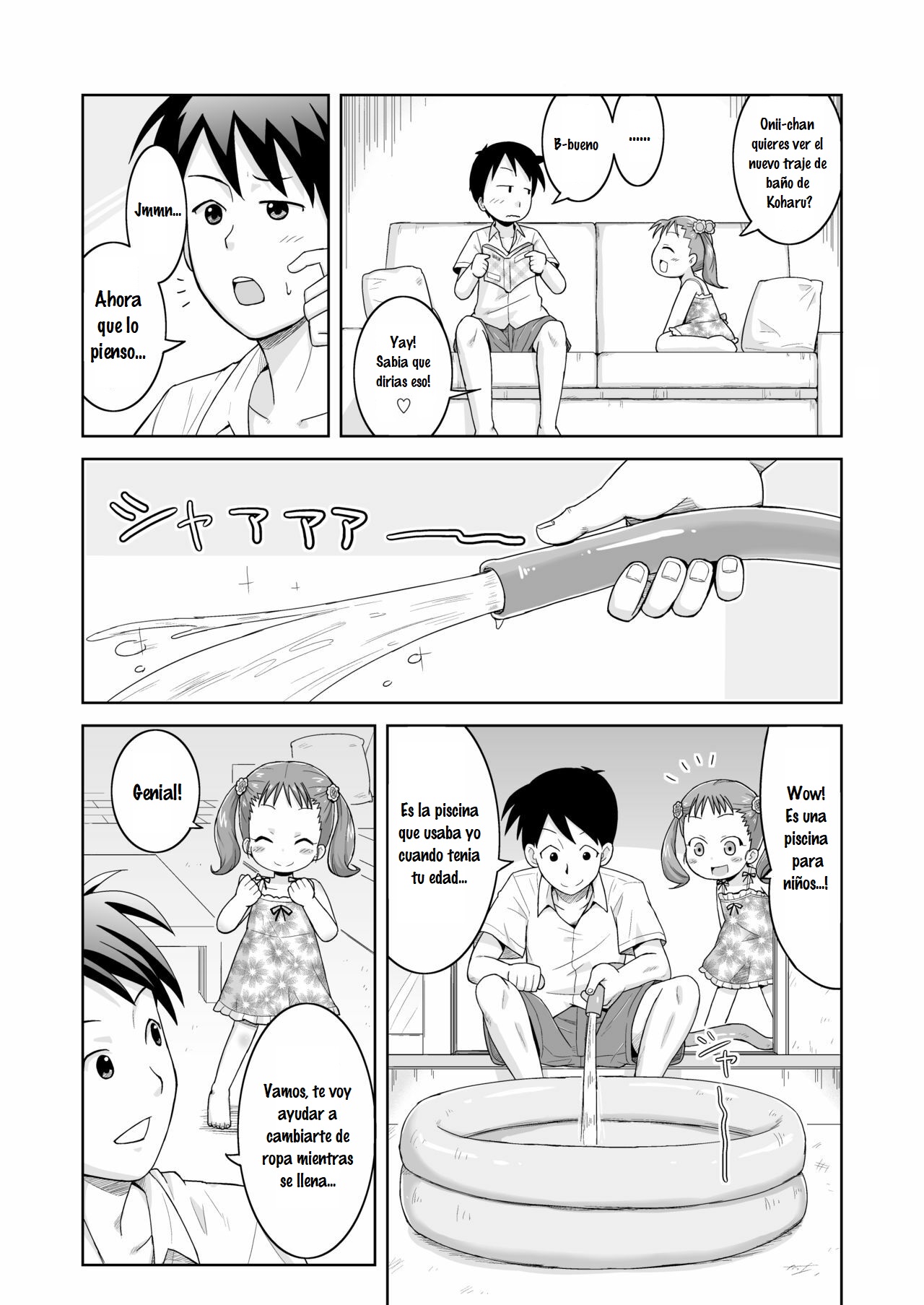 Honjitsu wa Ie Pool Biyori page 4 full