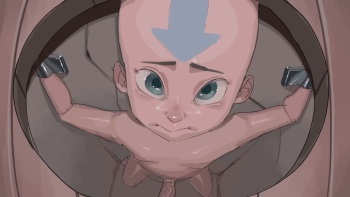 Aang gets punished cover