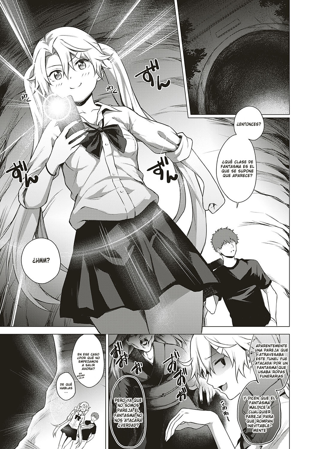 Uwasa no Hai Tunnel de Yuurei ni Souguu Shichaimashita!! || ¡¡Me encontré con un fantasma en el túnel abandonado de los rumores!! page 3 full