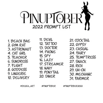 Pinuptober 2022 cover