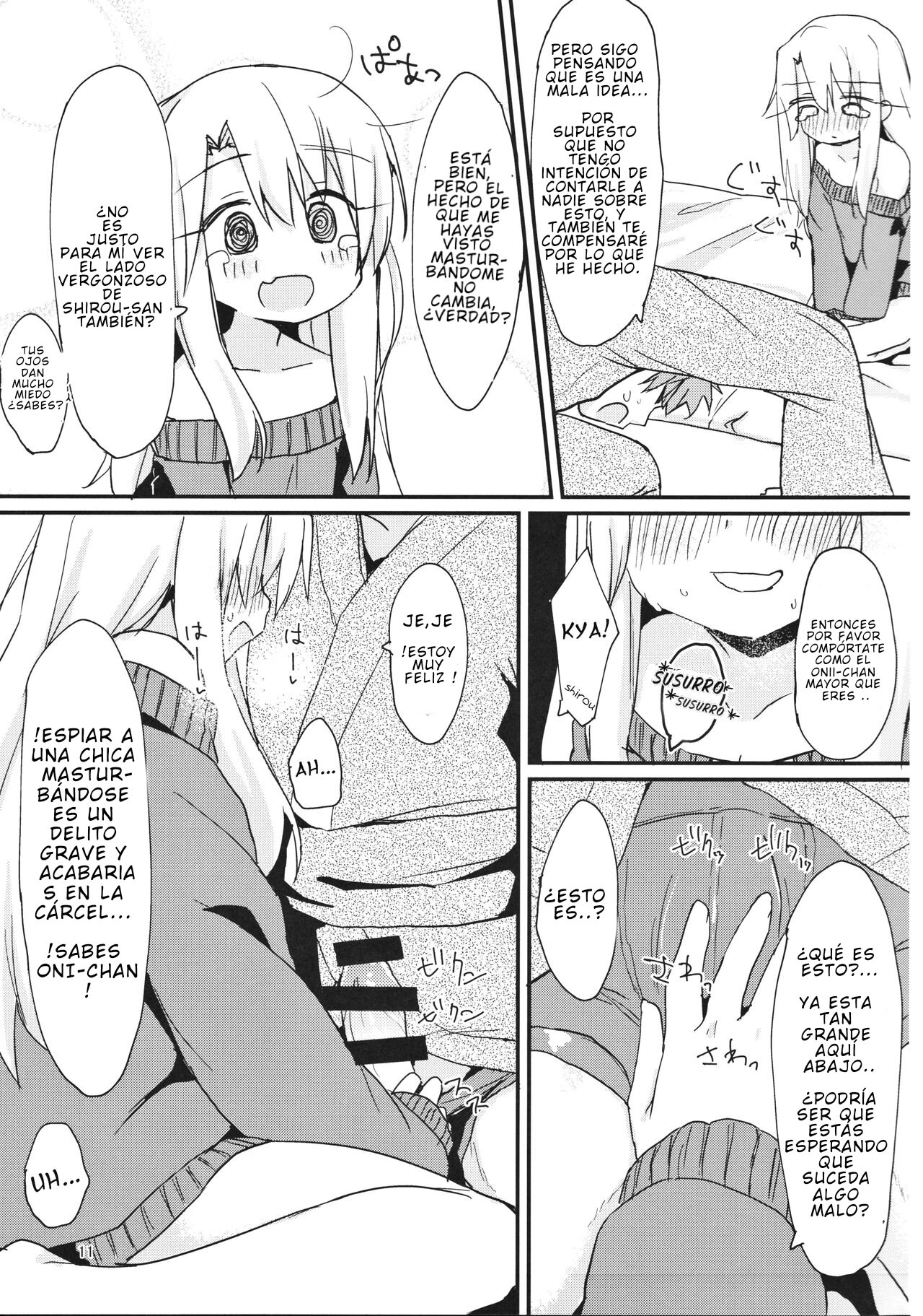 Illya-chan no Hatsujouki | La masterbation de Illyas-chan page 10 full
