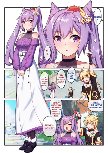 Keqing's Date With The Traveler cover