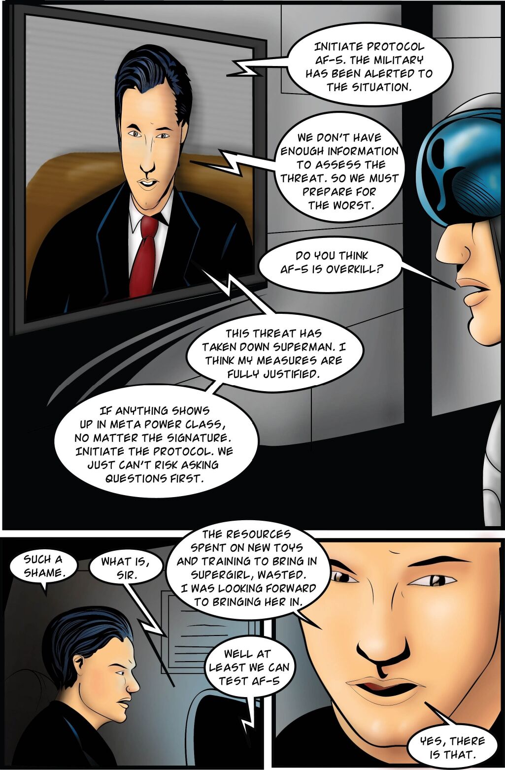 Supergirl: Issue #6 - Agents of Oblivion Part 3 page 5 full