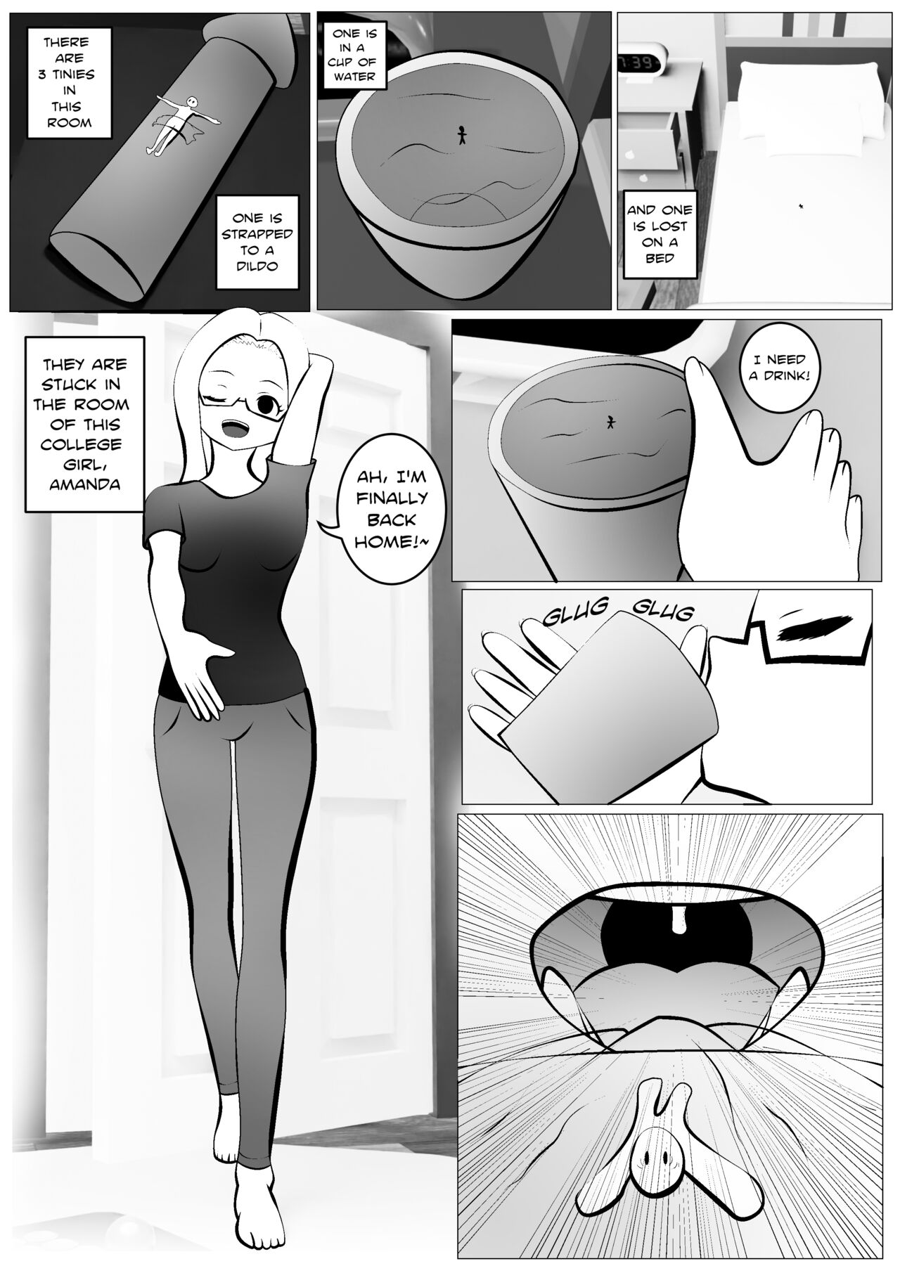 Giantess Amanda page 1 full