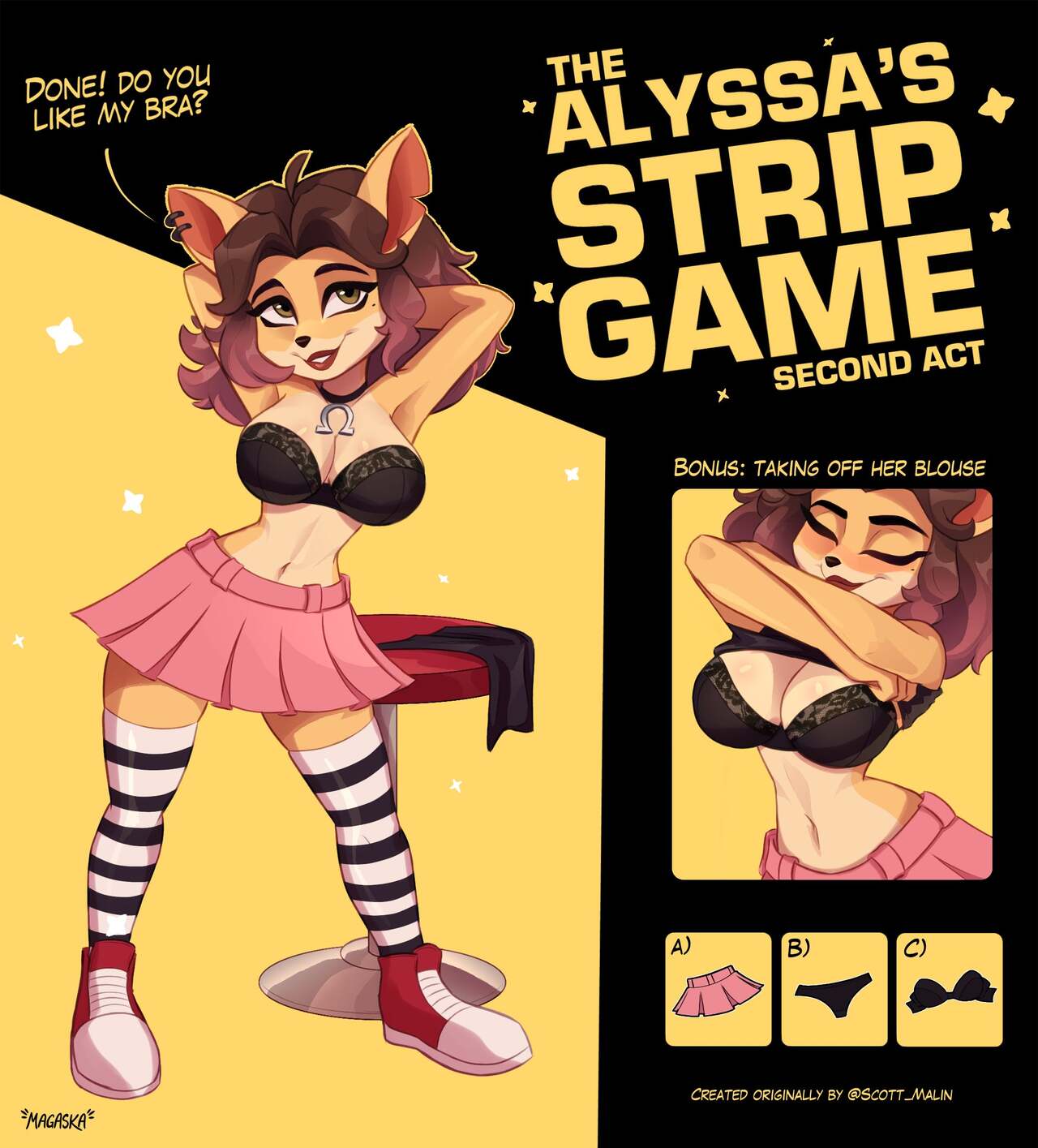 Alyssa's strip game 1 &amp; 2 page 2 full