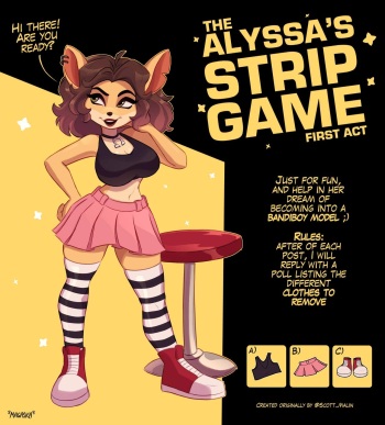 Alyssa's strip game 1 &amp; 2 cover