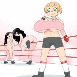 Honey vs Erotic mother and daughter & Erotic wrestling