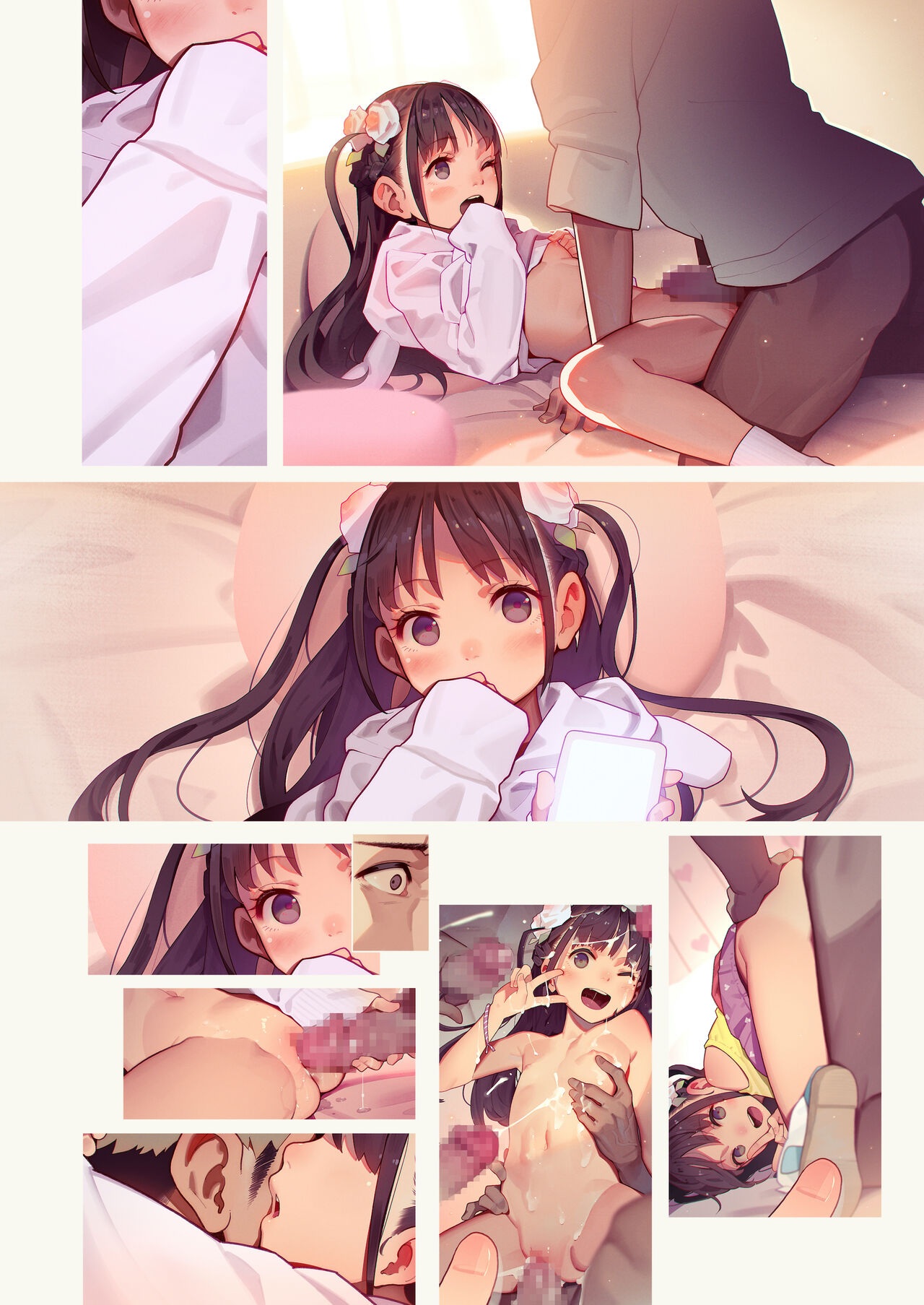 Tiny Evil - Tennen Doesu Mesugaki Inma-chan-tachi no Mugen Sakusei Jigoku page 9 full
