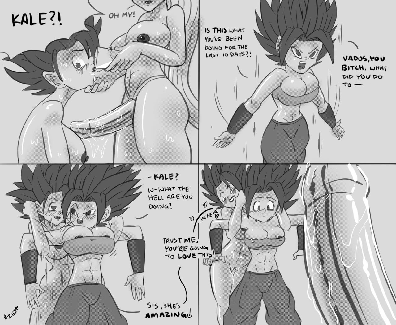 Kale x Caulifla x Vados series page 9 full