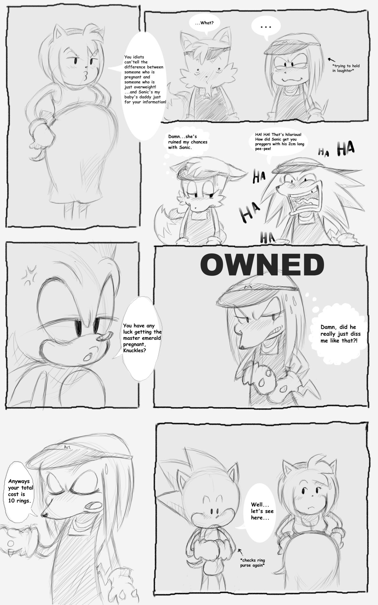 Sonic Got Amy Pregnant page 9 full