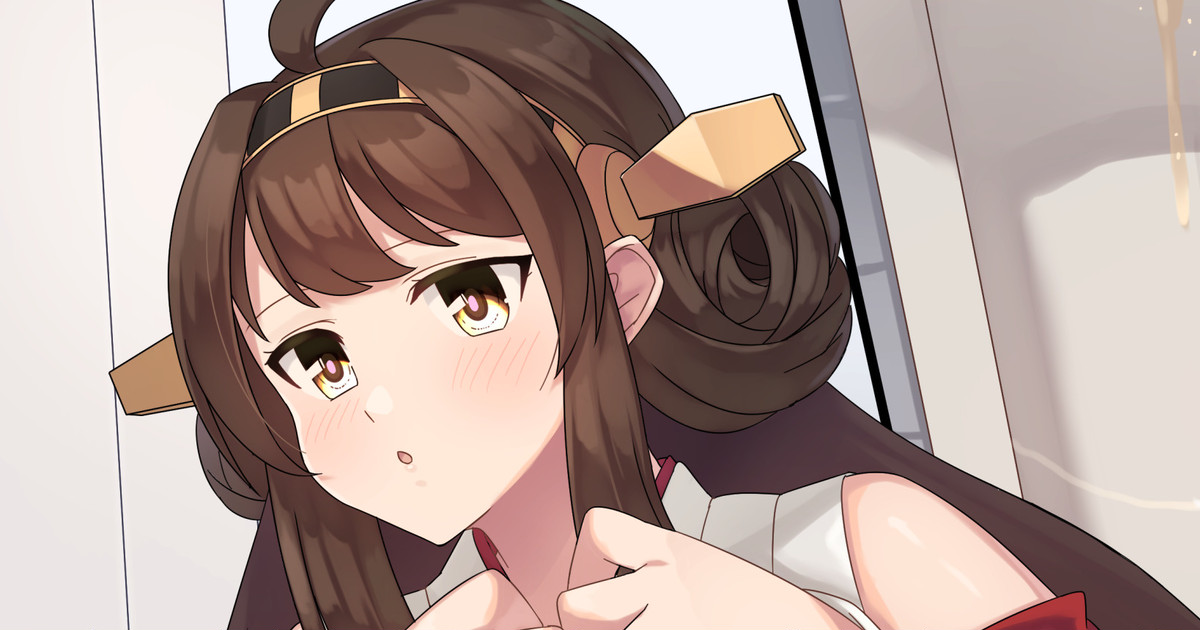 和式トイレでおしっこする金剛さん page 1 full