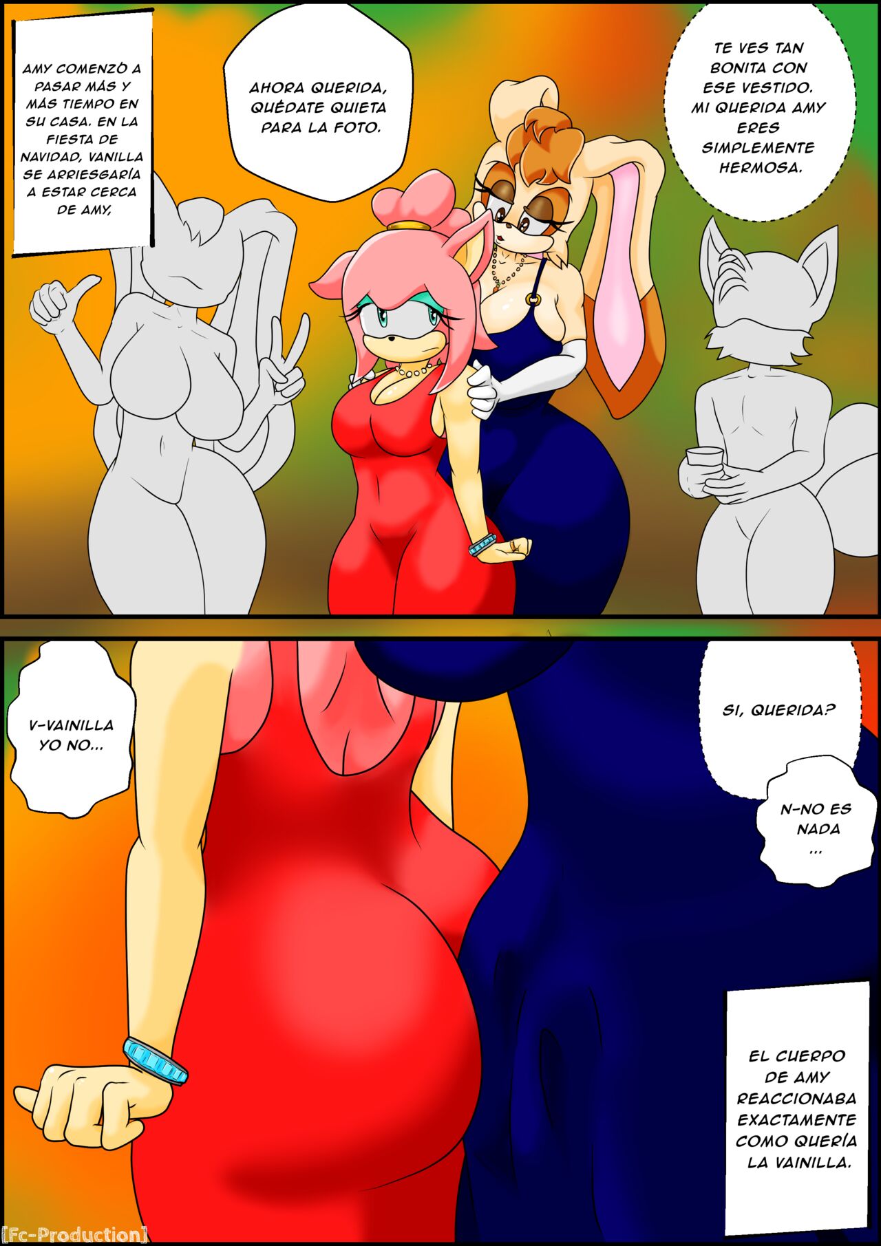 Breaking Rose  - Futa on Female   Vanilla and Amy Rose page 7 full