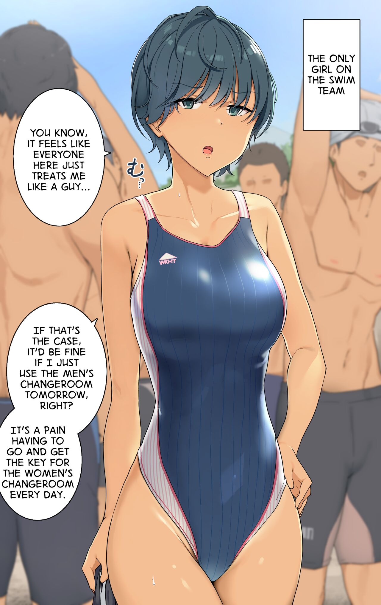 Joshi Buin Hitori dake no Suieibu | The Only Girl on the Swim Team page 1 full
