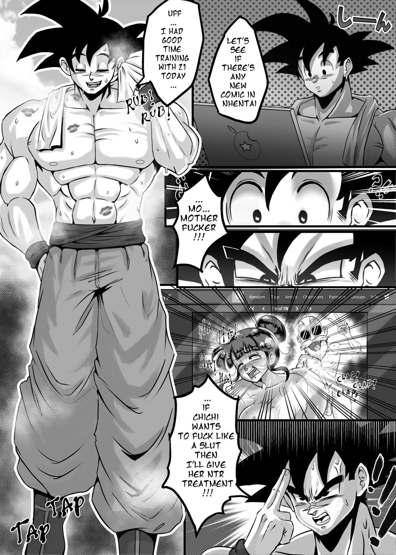 Goku x Chichi Hentai Commision page 1 full