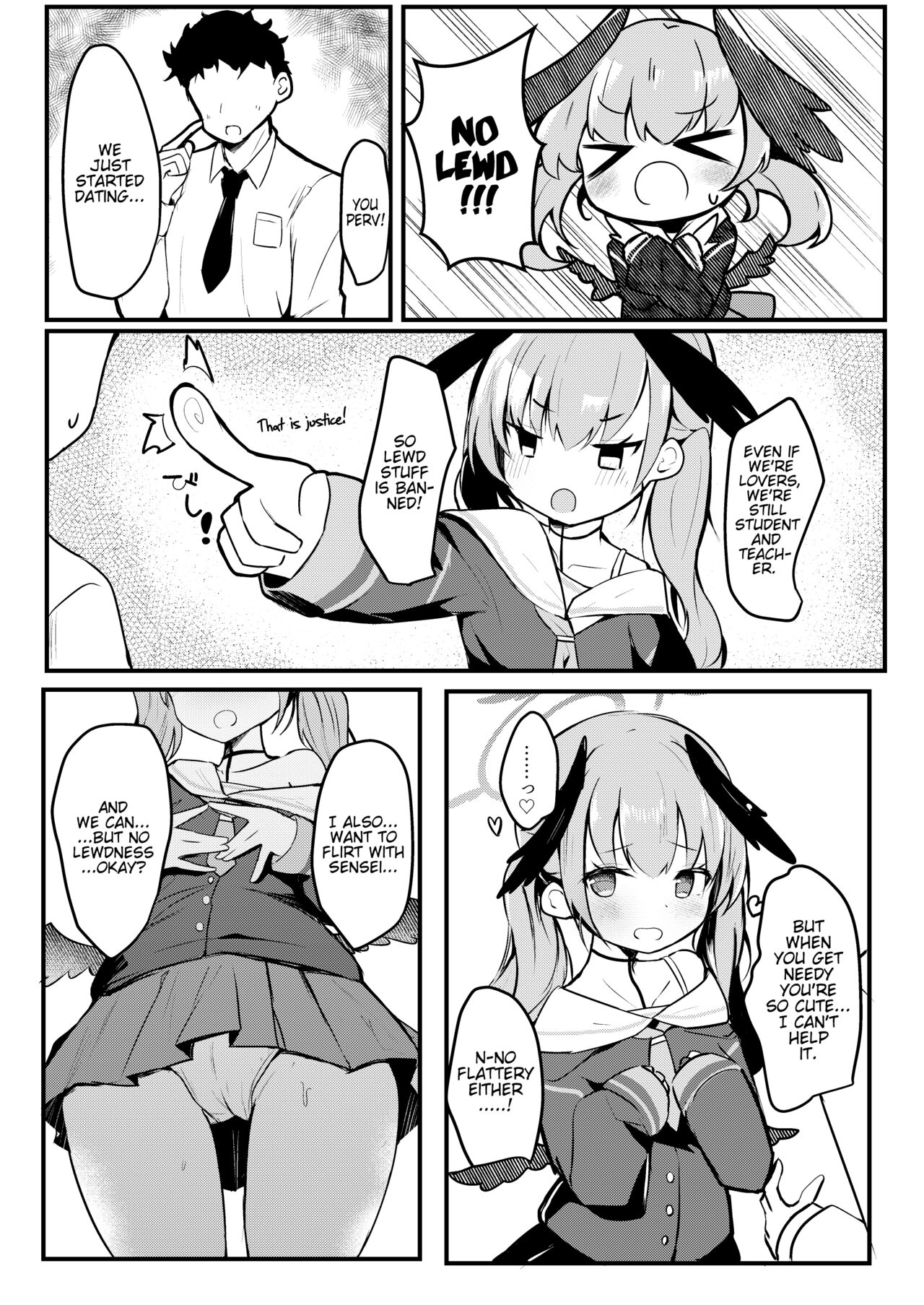 Ecchi nano wa Kinshi!? Koharu to Love Love Jirashi Play | Lewdness is Banned!? Lovey Lovey Tease Play with Koharu page 3 full