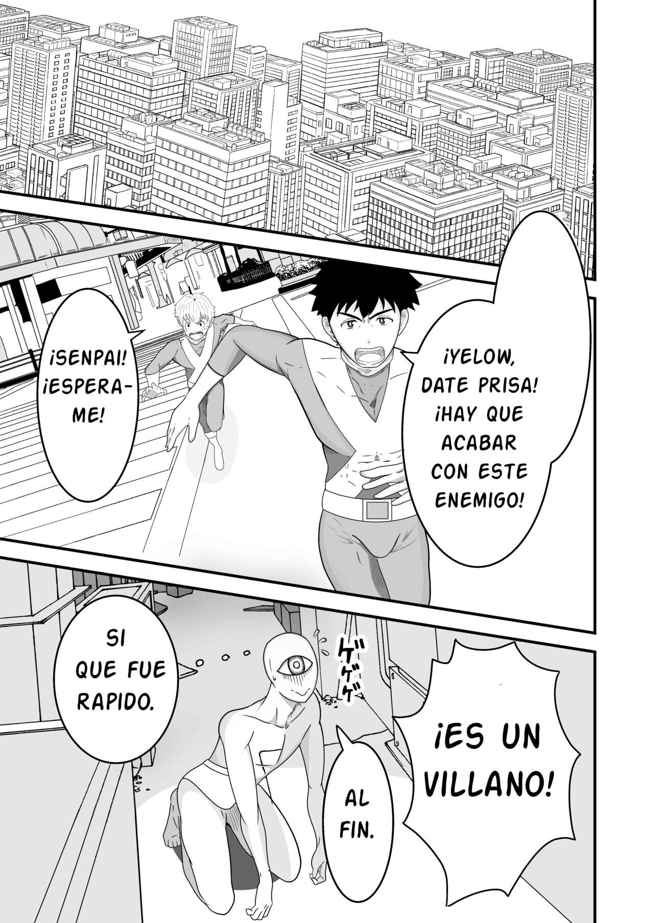 Hero, Saimin x Sennou ~Shasei shitara soku Dorei~ | Black and Yellow brainwashed. page 4 full