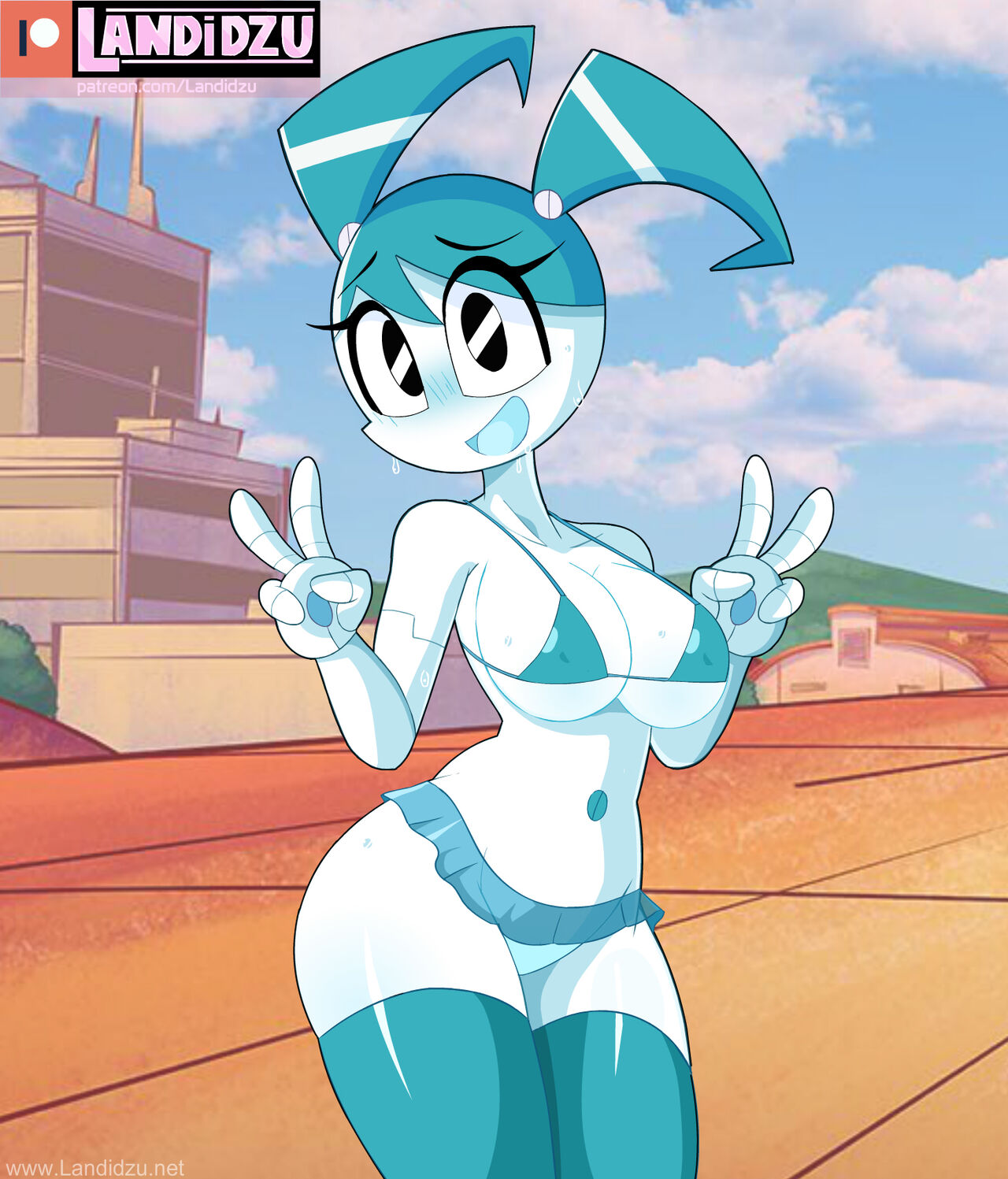 The Sexy Robot Girl - Landidzu page 1 full