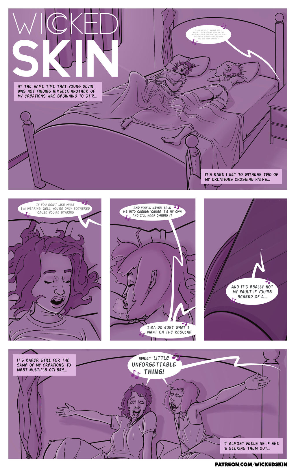 Wicked Skin: Issue 4 page 1 full