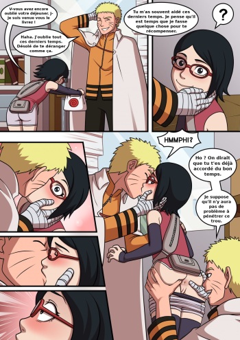 Naruto X Sarada - cover